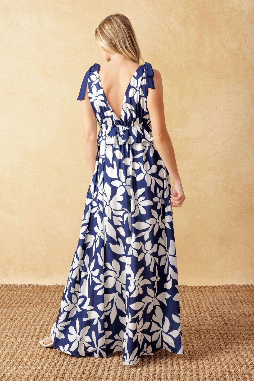 TWILIGHT VENTURE WOVEN MAXI DRESS Flying Tomato